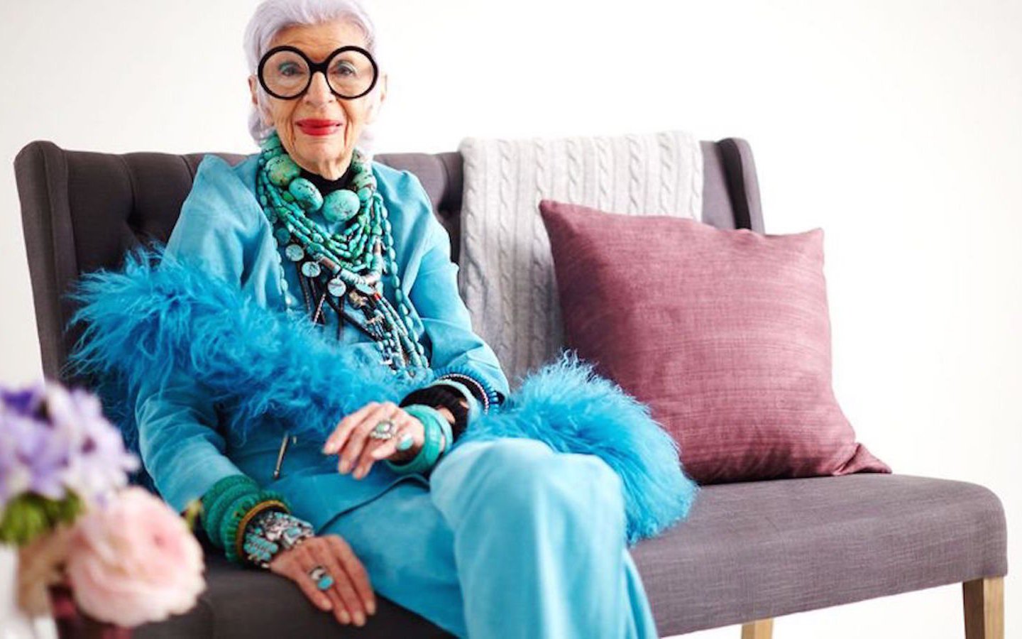 Fashion legend Iris Apfel
