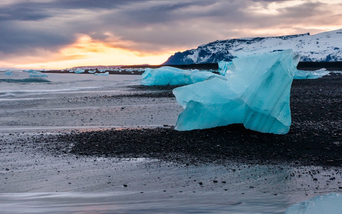 Icebergs at Jokulsarlon