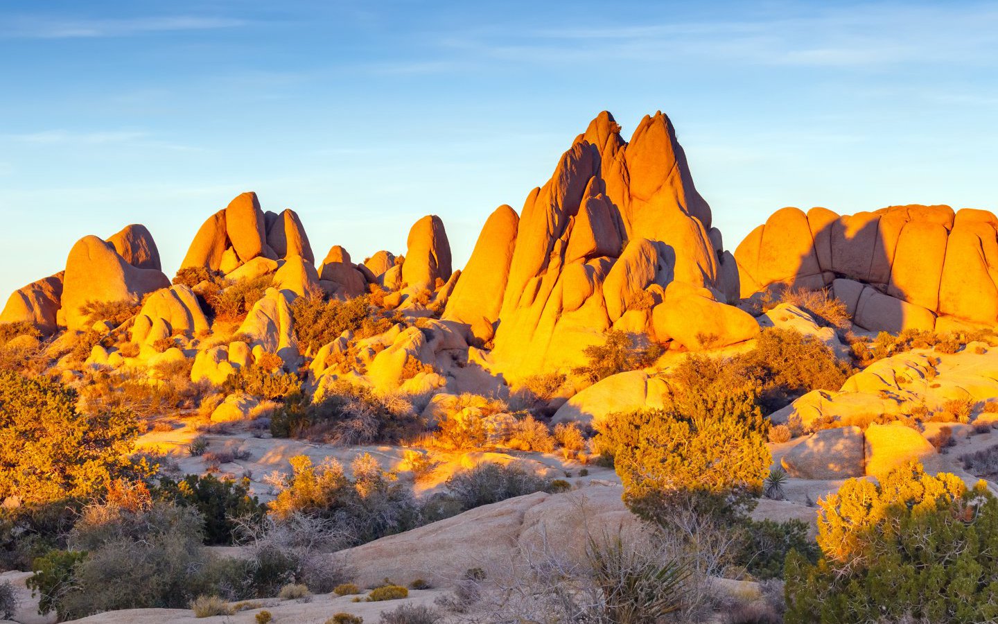 Unique and imposing rock formations abound
