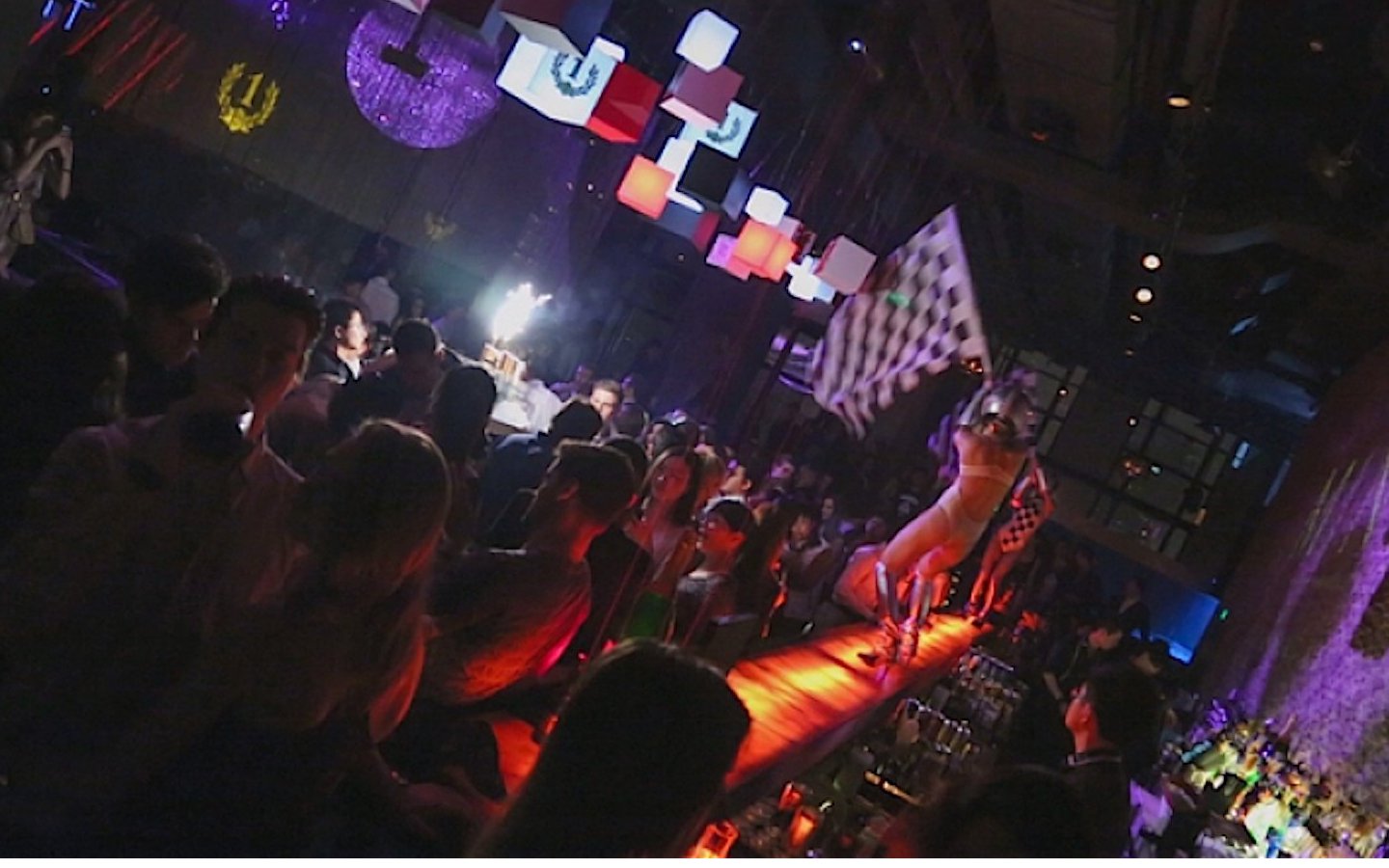 Formula 1 official champagne party with DJ Spryte at M1NT in Shanghai