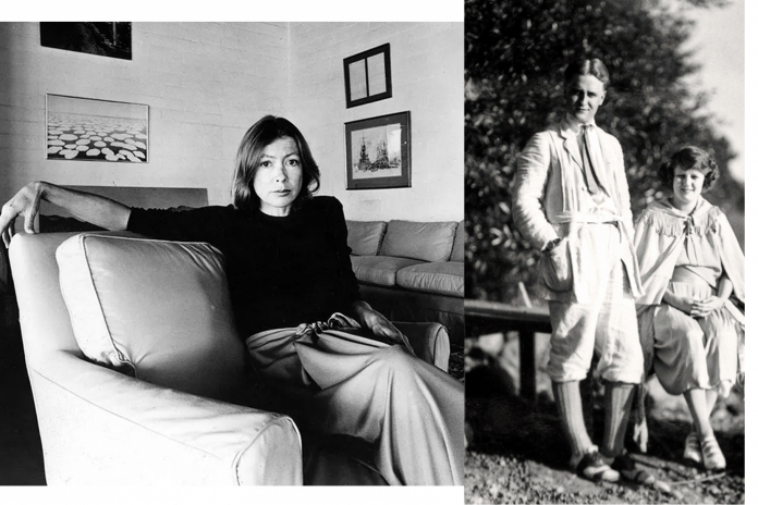 Joan Didion and F. Scott Fitzgerald (with wife Zelda)