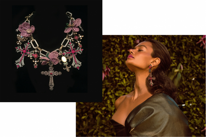Intricate vintage crosses find glamorous new life