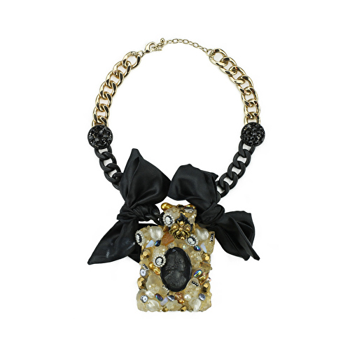Black Cameo Ties