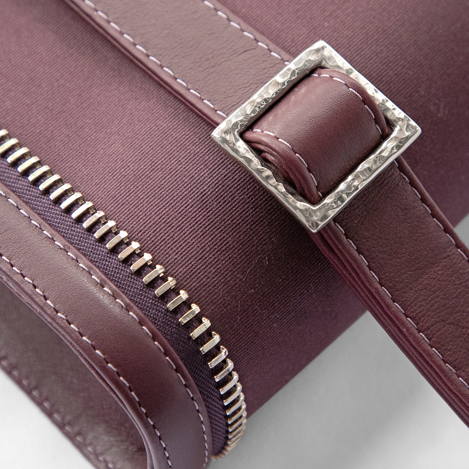 Burgundy Grain Leather