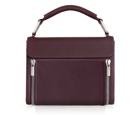 Burgundy Grain Leather